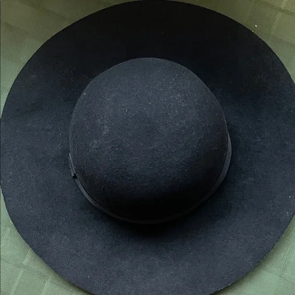 Cotton On Wide-Brim Felt Hat - Black - Picture 9 of 9